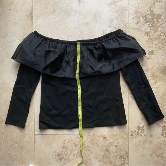 JCREW Organza Ruffle off the shoulder blouse Top - Picture 10 of 10